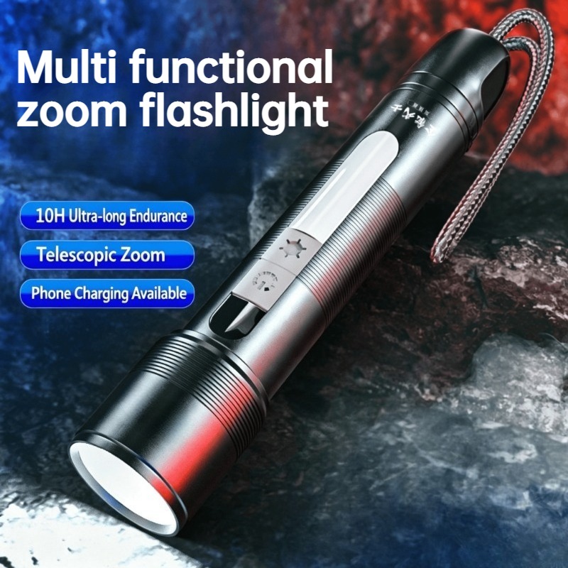 Outdoor Powerbank - Многофункциональный светодиодный фонарь с регулируемым фокусом,