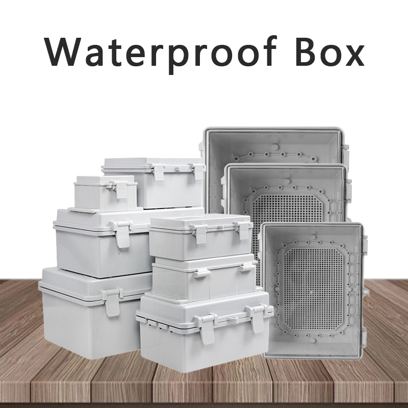 Outdoor Power Box Cover - IP66 Водонепроницаемая серая/прозрачная крышка Корпус Распределительная