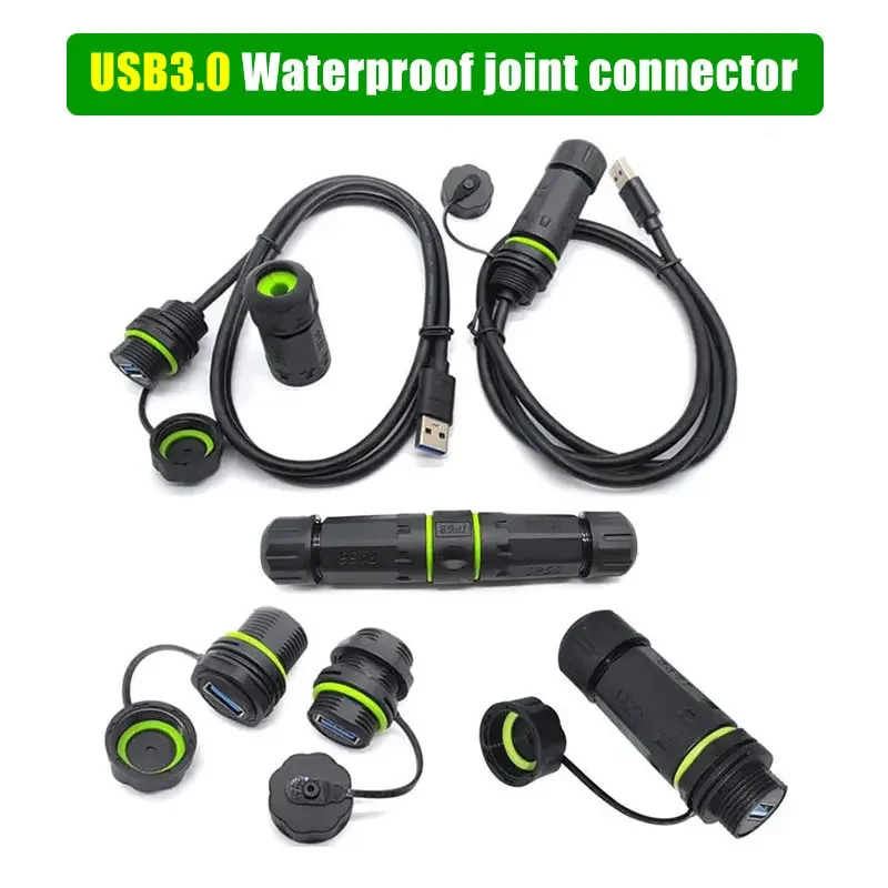 Outdoor Power Outlet Waterproof - IP68 USB 3.0 Панельный разъем Открытый