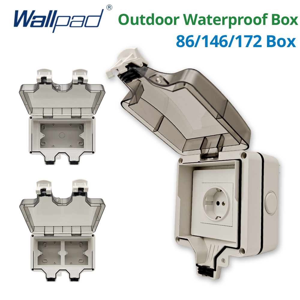 Outdoor Power Box Cover - Wallpad IP66 пылезащитный водонепроницаемый уличный ящик