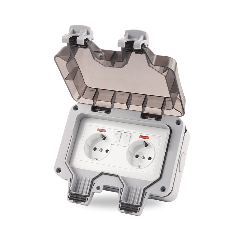 Outdoor Power Outlet Waterproof - Водонепроницаемая наружная настенная розетка IP66 с