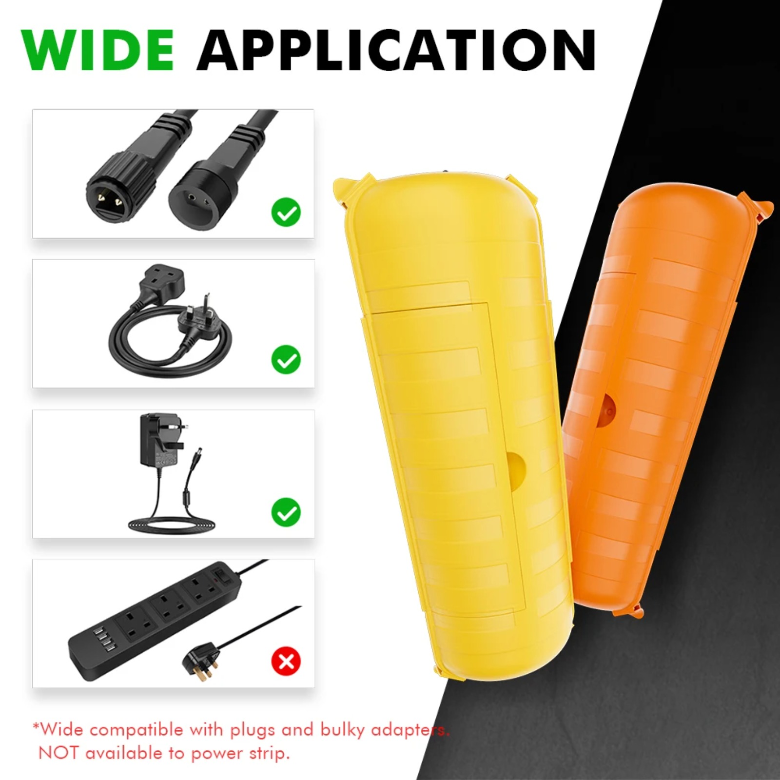 Outdoor Power Box Cover - Защитный кожух IP44 для уличных удлинителей