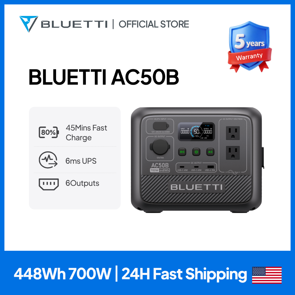 Outdoor Power Tower - Портативная электростанция BLUETTI AC50B 700 Вт,