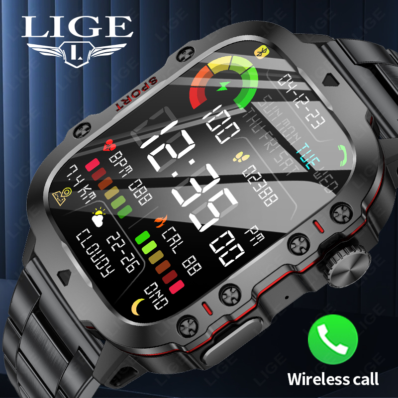 Outdoor Power Meter Box - Мужские спортивные умные часы LIGE для