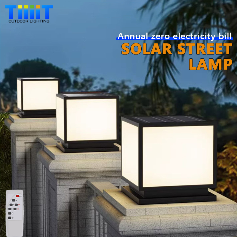 Outdoor Power Tower - Уличный светодиодный солнечный светильник-столбик, водонепроницаемый, с