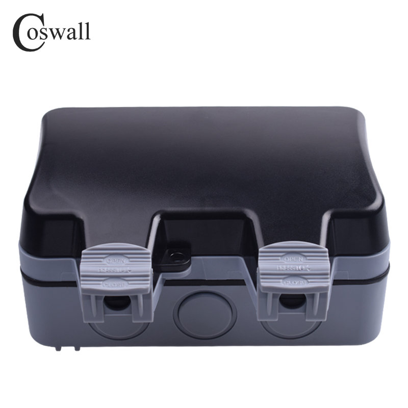 Уличная настенная розетка Cosw – обзор и цена Outdoor Power Outlet Waterproof