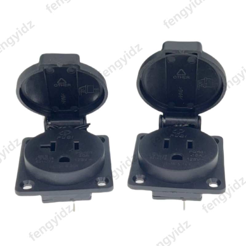 Черный 125 В 15 А 20 А IP44 CE – обзор и цена Outdoor Power Outlet Waterproof
