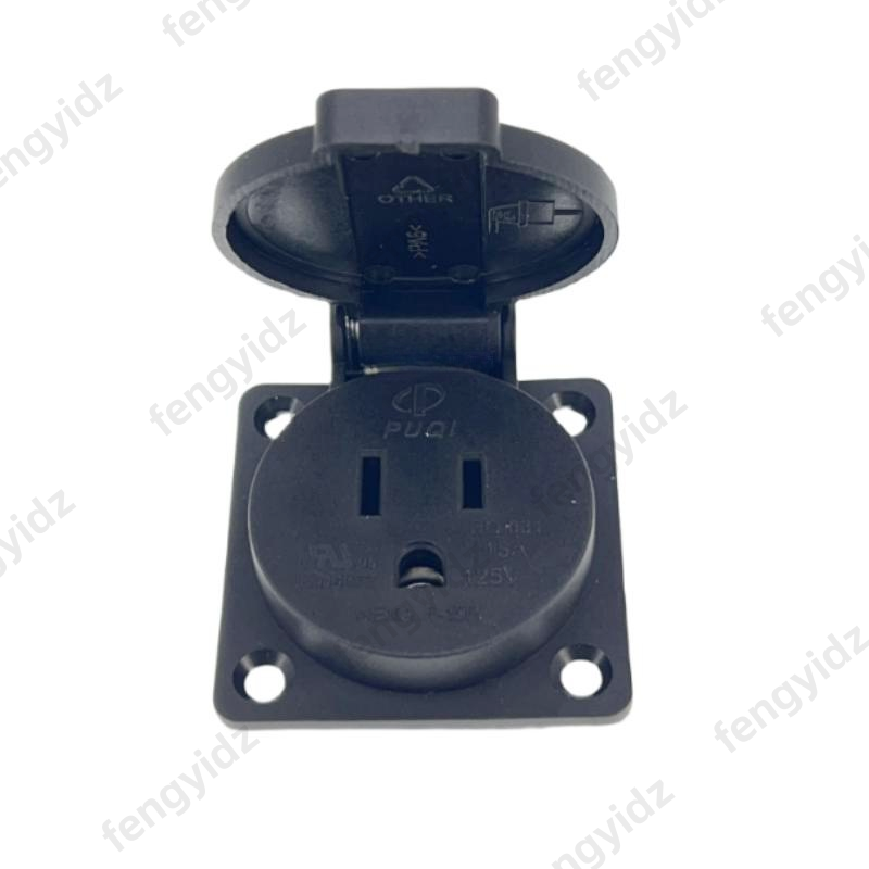 Черный 125 В 15 А 20 А IP44 CE – обзор и цена Outdoor Power Outlet Waterproof