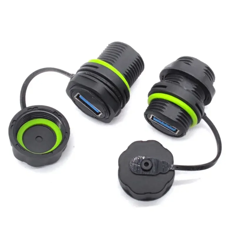 IP68 USB 3.0 Панельный разъем  – обзор и цена Outdoor Power Outlet Waterproof