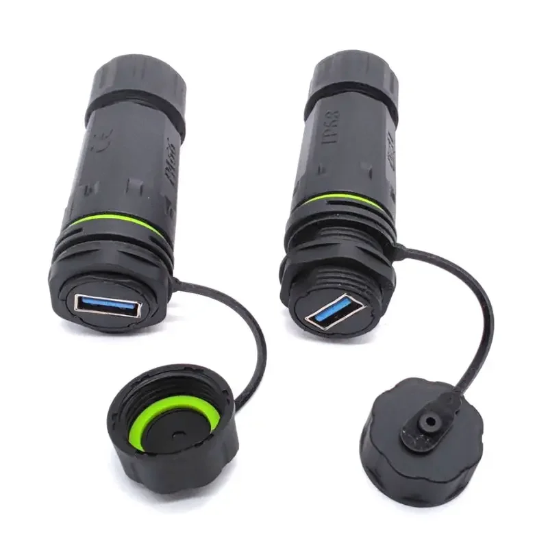 IP68 USB 3.0 Панельный разъем  – обзор и цена Outdoor Power Outlet Waterproof