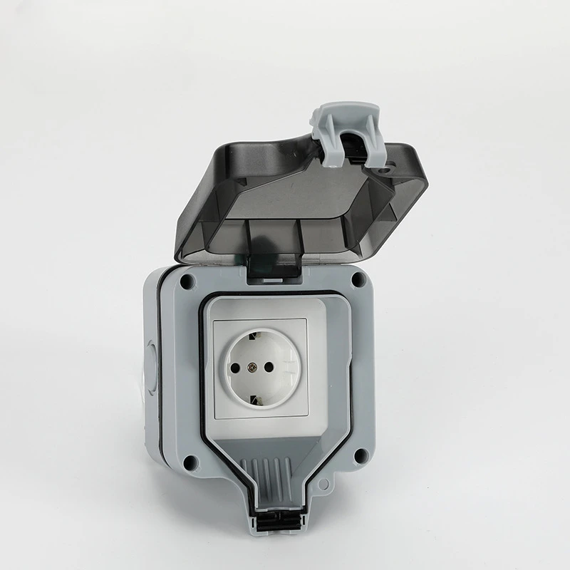EU KR уличные настенные водоне – обзор и цена Outdoor Power Outlet Waterproof