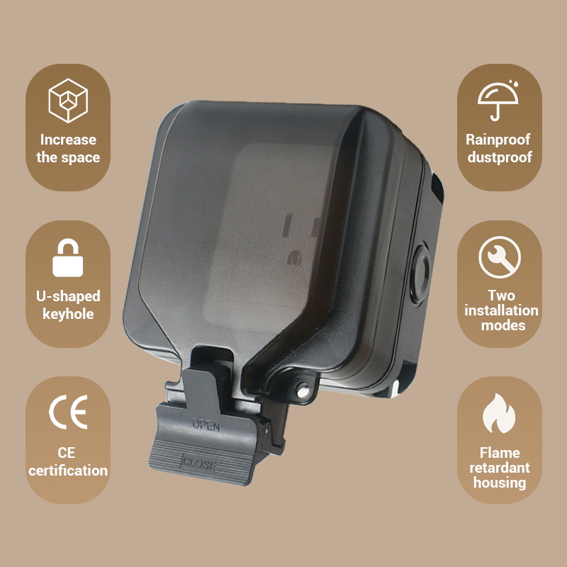 Настенная водонепроницаемая ро – обзор и цена Outdoor Power Outlet Waterproof