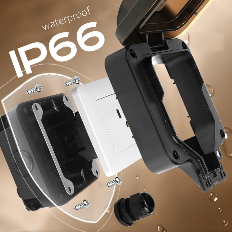 Настенная водонепроницаемая ро – обзор и цена Outdoor Power Outlet Waterproof