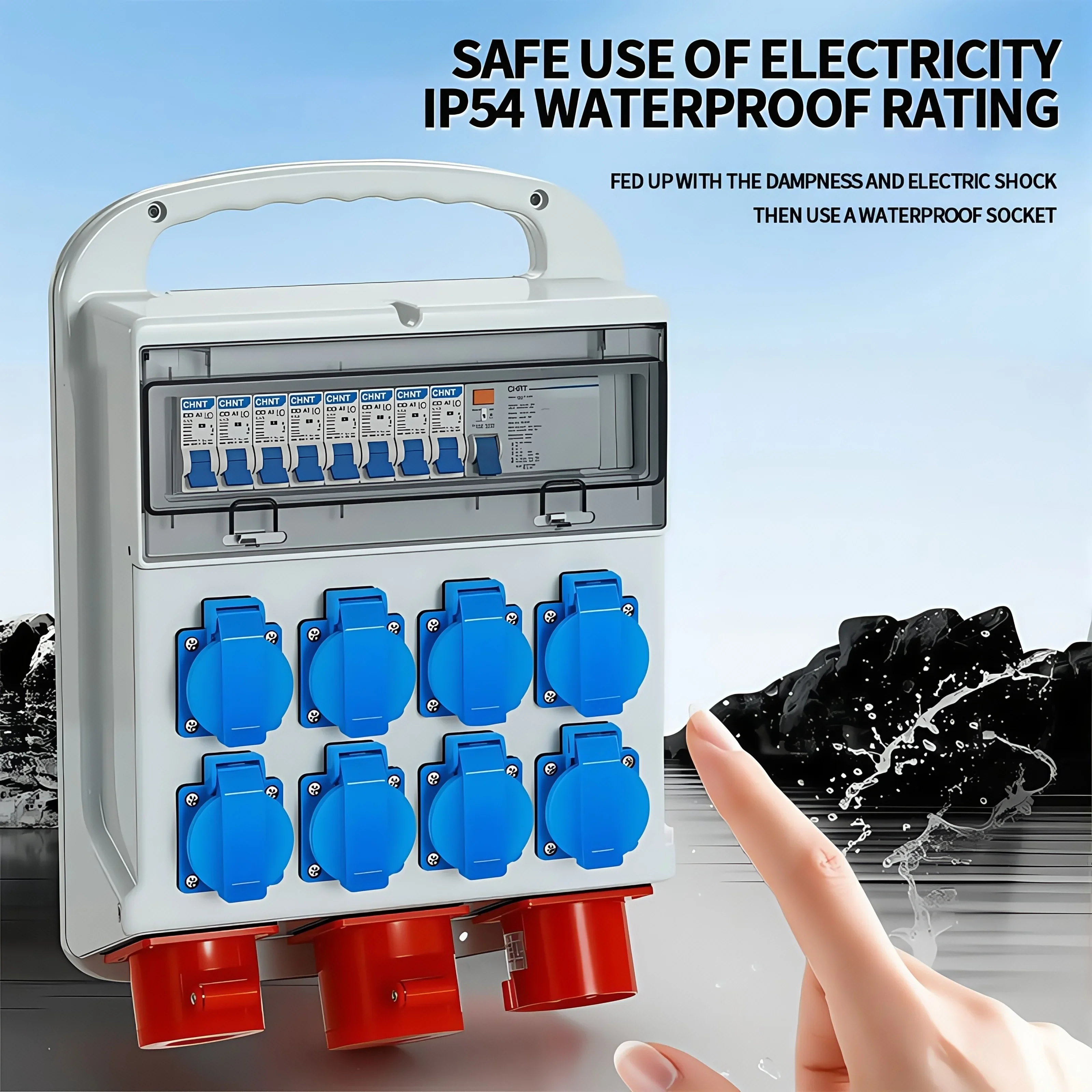 Водонепроницаемая промышленная – обзор и цена Outdoor Power Outlet Waterproof