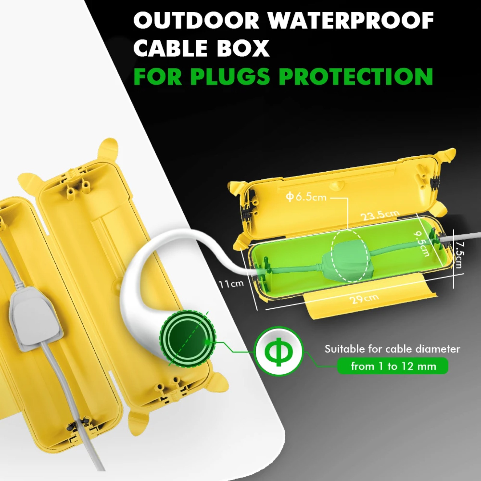Защитный кожух IP44 для уличны – обзор и цена Outdoor Power Box Cover