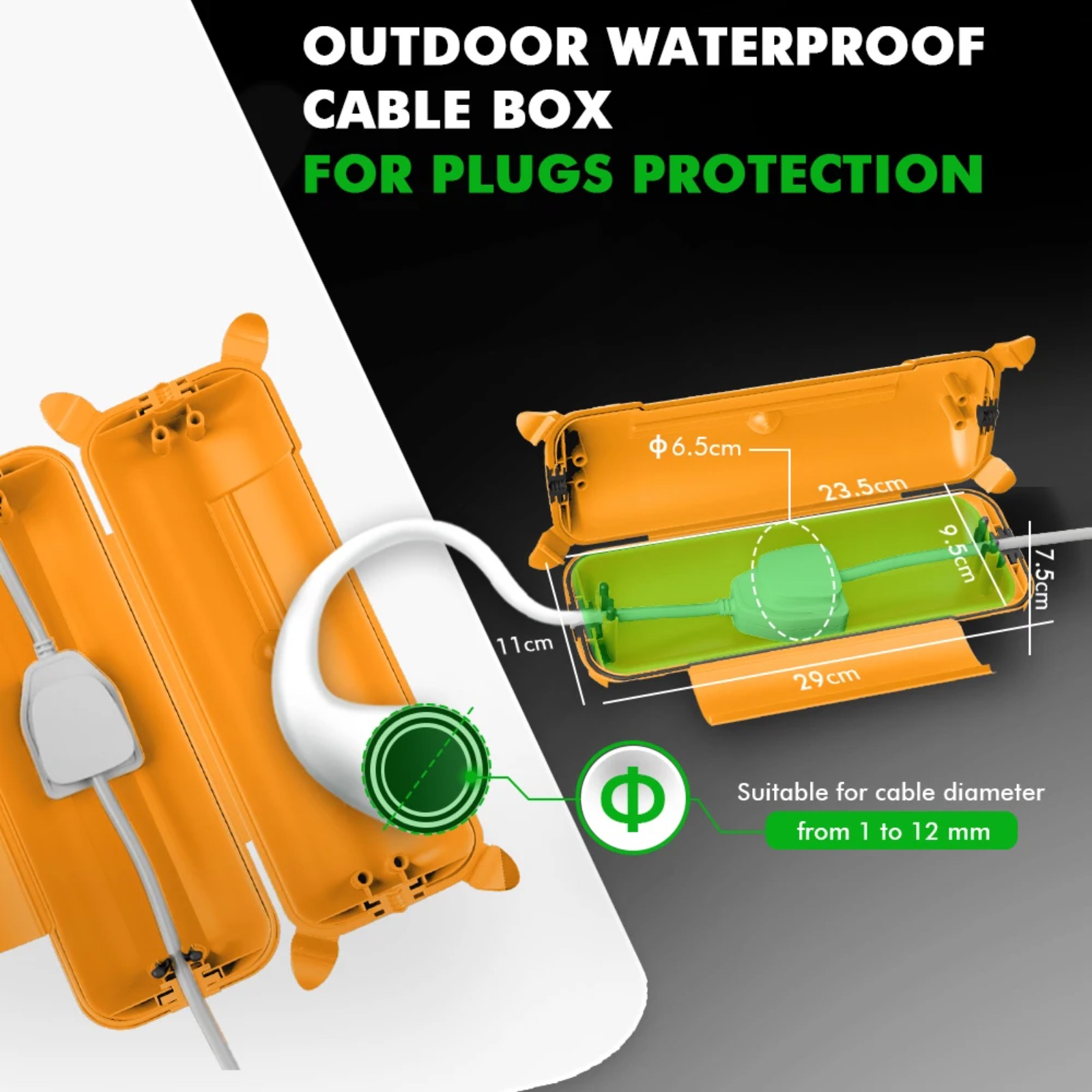 Защитный кожух IP44 для уличны – обзор и цена Outdoor Power Box Cover