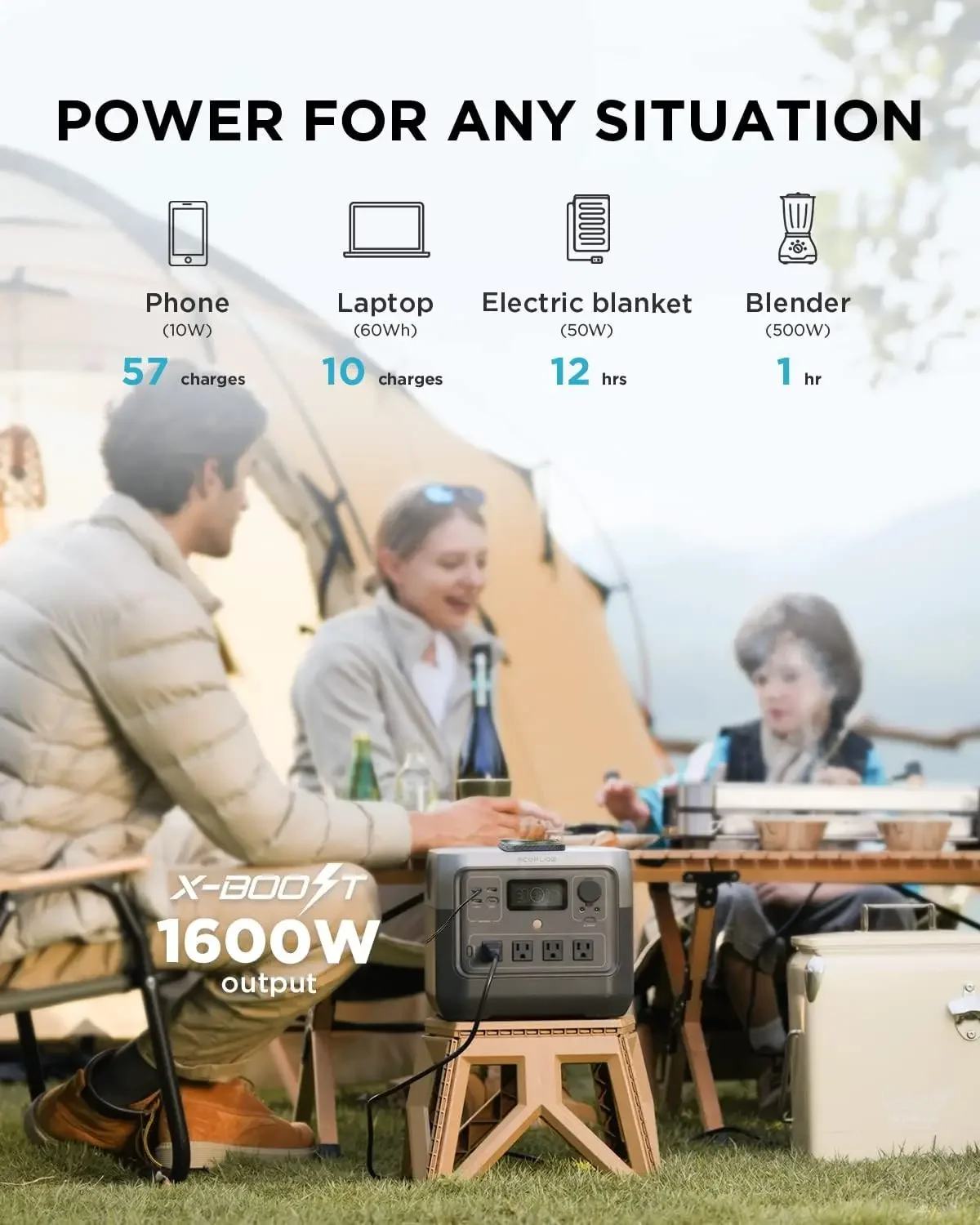 Портативная электростанция EF  – обзор и цена Outdoor Power Tower