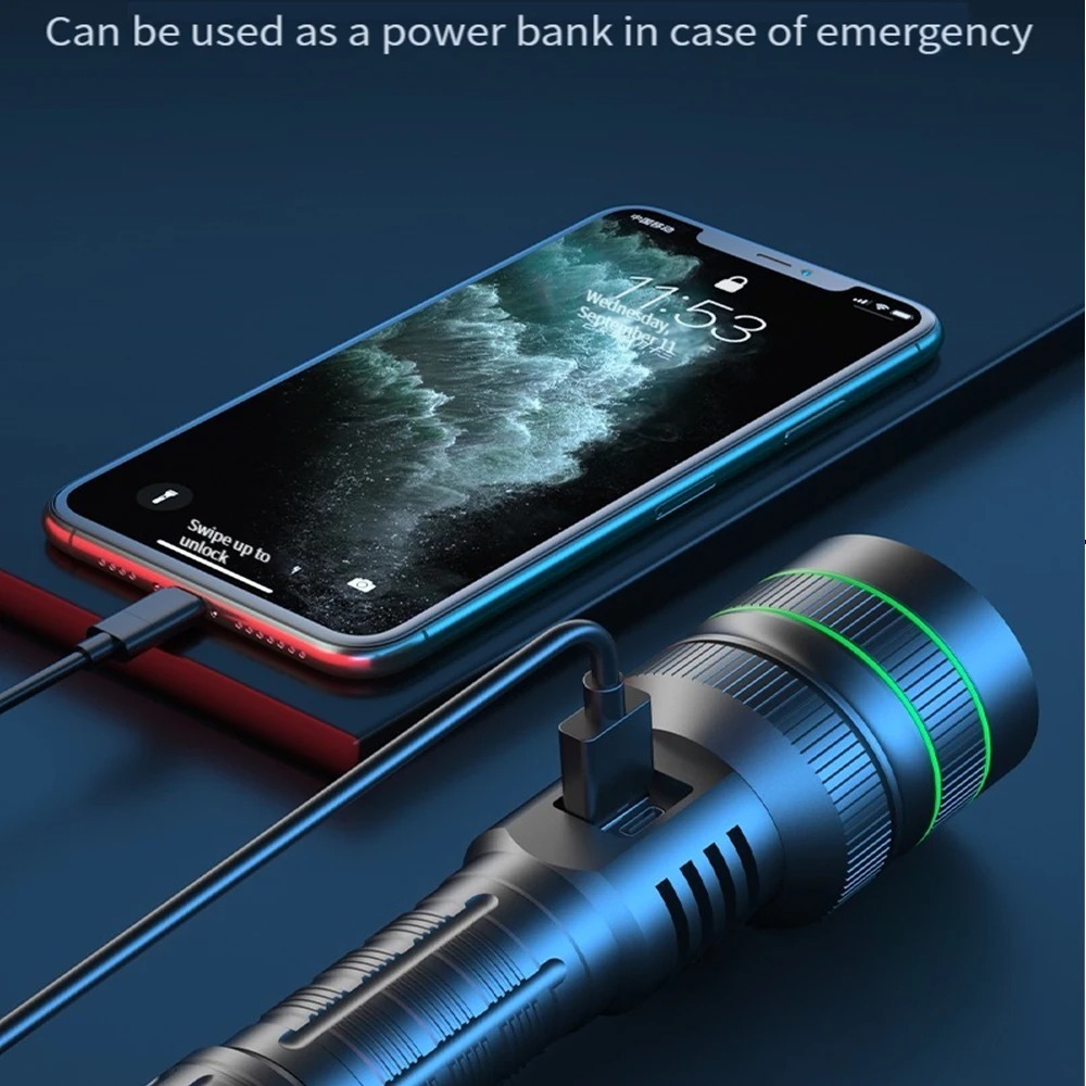Мощный светодиодный фонарик с  – обзор и цена Outdoor Powerbank