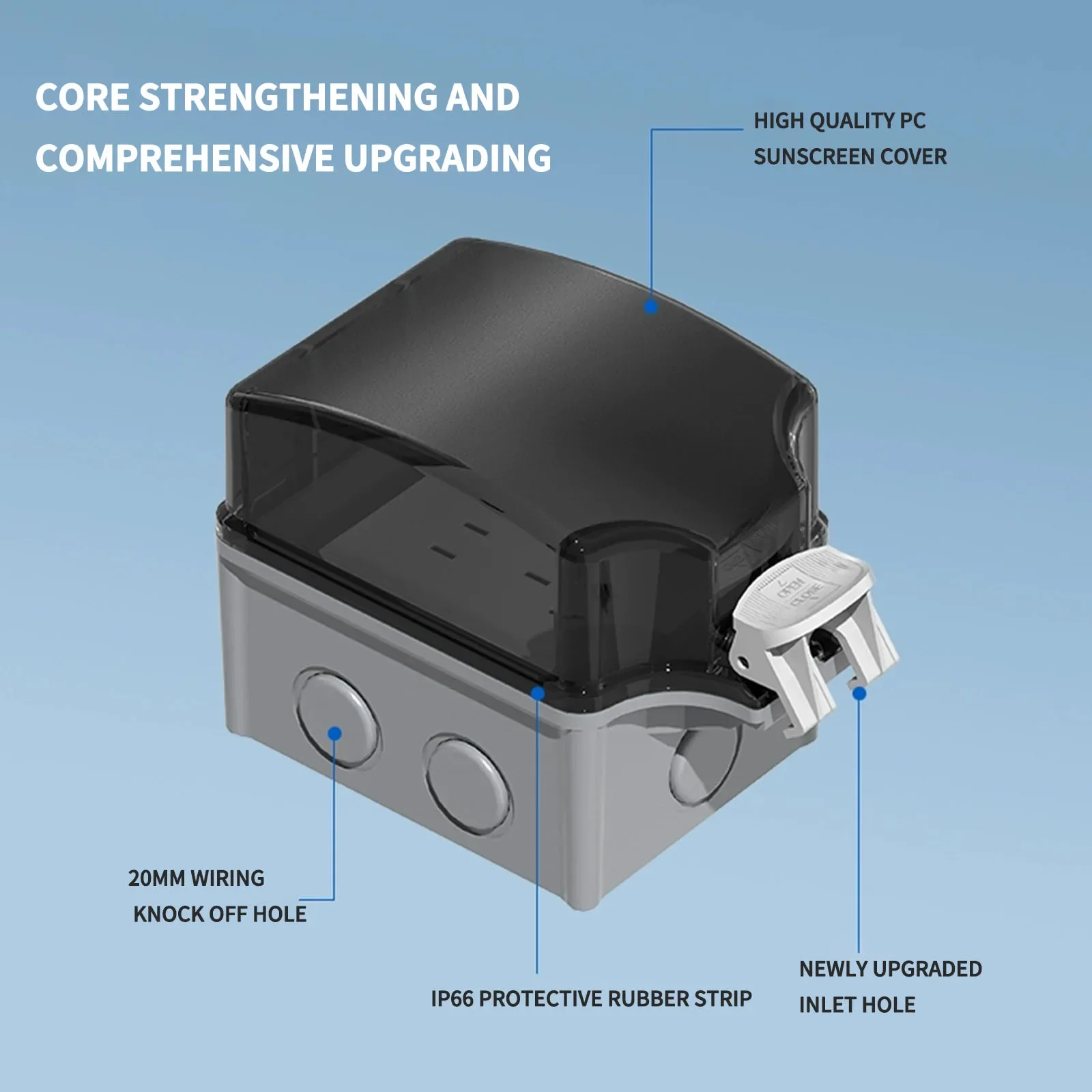 Влагозащищенная настенная заря – обзор и цена Outdoor Power Outlet Waterproof