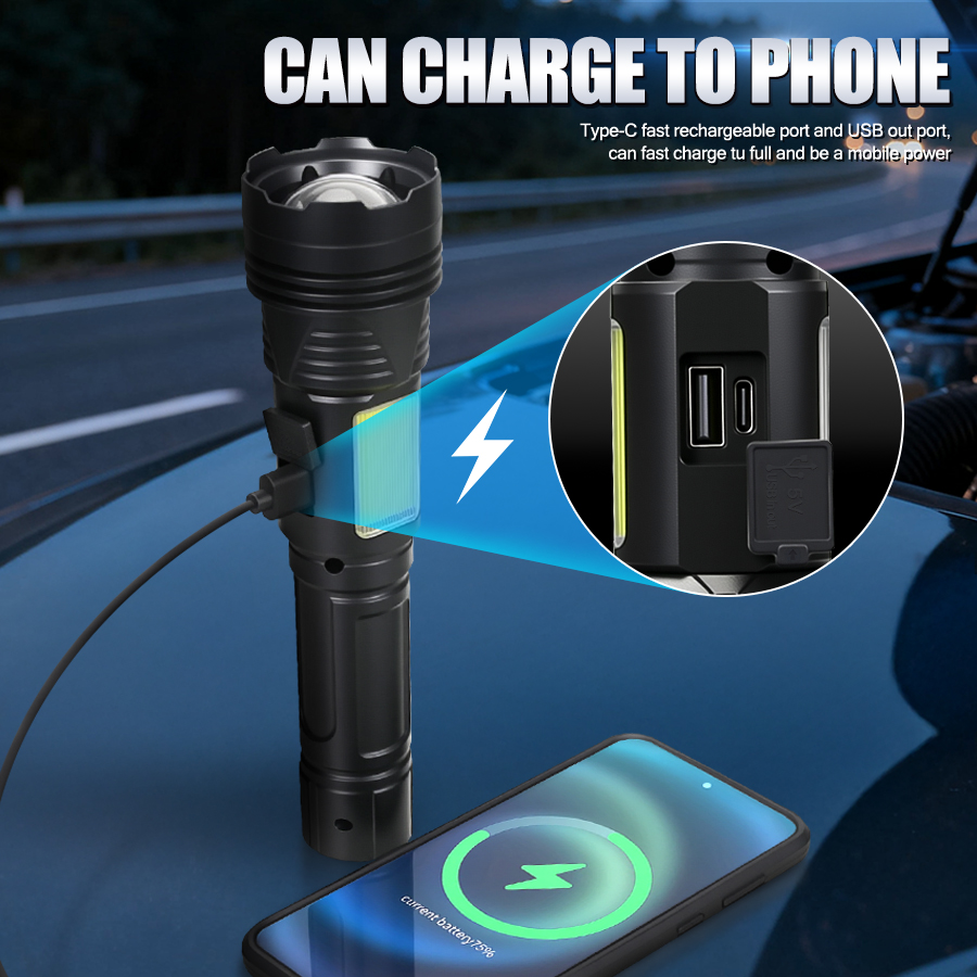 Мощный светодиодный ручной фон – обзор и цена Outdoor Powerbank